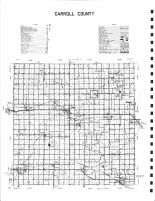 County Map, Carroll County 1980